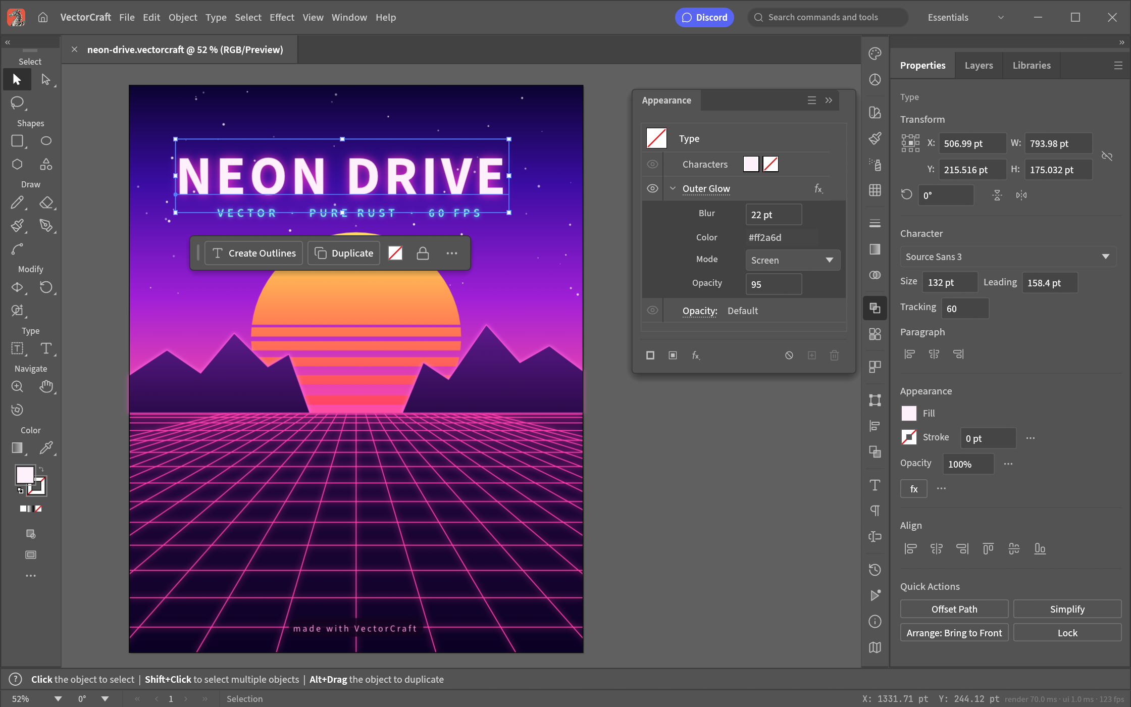 What is VectorCraft Online?